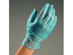 113849EL-Vinyl disposable handschoenen -EL -blauw