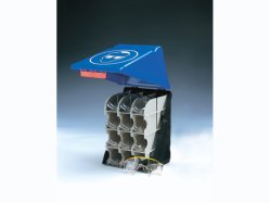 118357-Opbergdozen met signalering pbm's -blauw