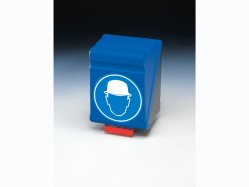 118350-Opbergdozen met signalering pbm's -blauw