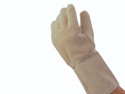 111159-Hittewerende handschoenen, kruldoek met canvas kap