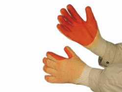 111119-Gecoate handschoenen met manchet, stratenmakershandschoen