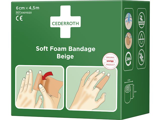 Soft foam bandage Cederroth 51011020