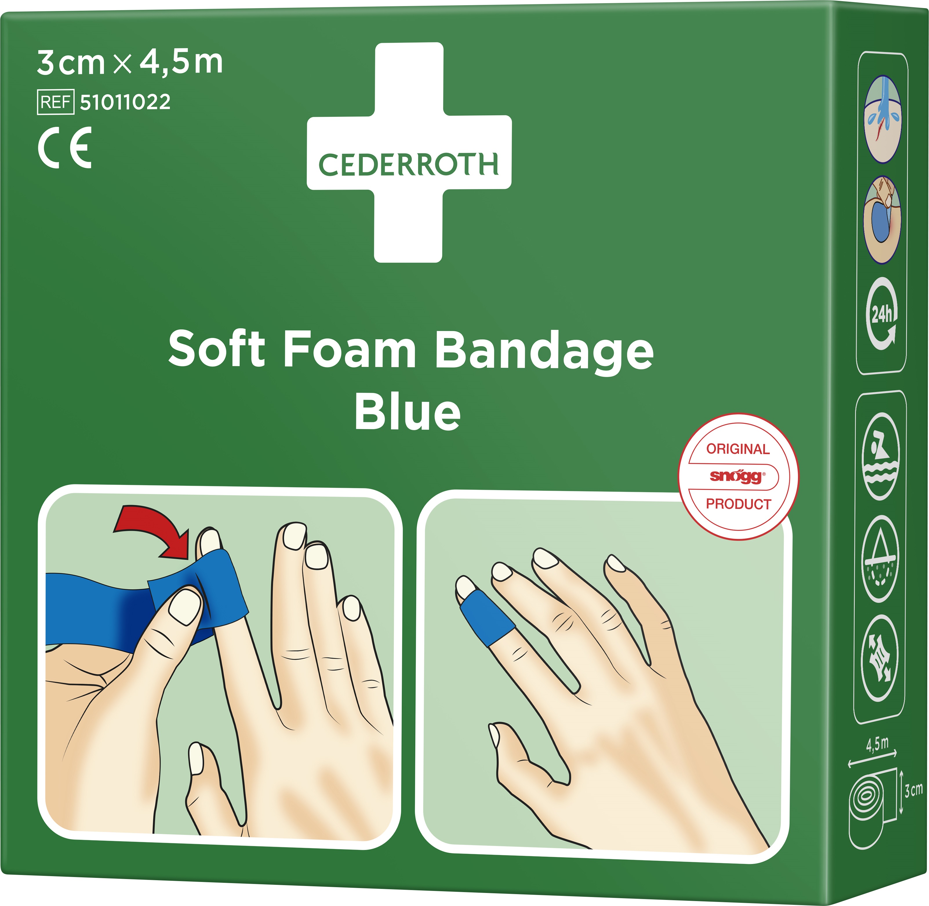 Soft foam bandage Cederroth 51011022