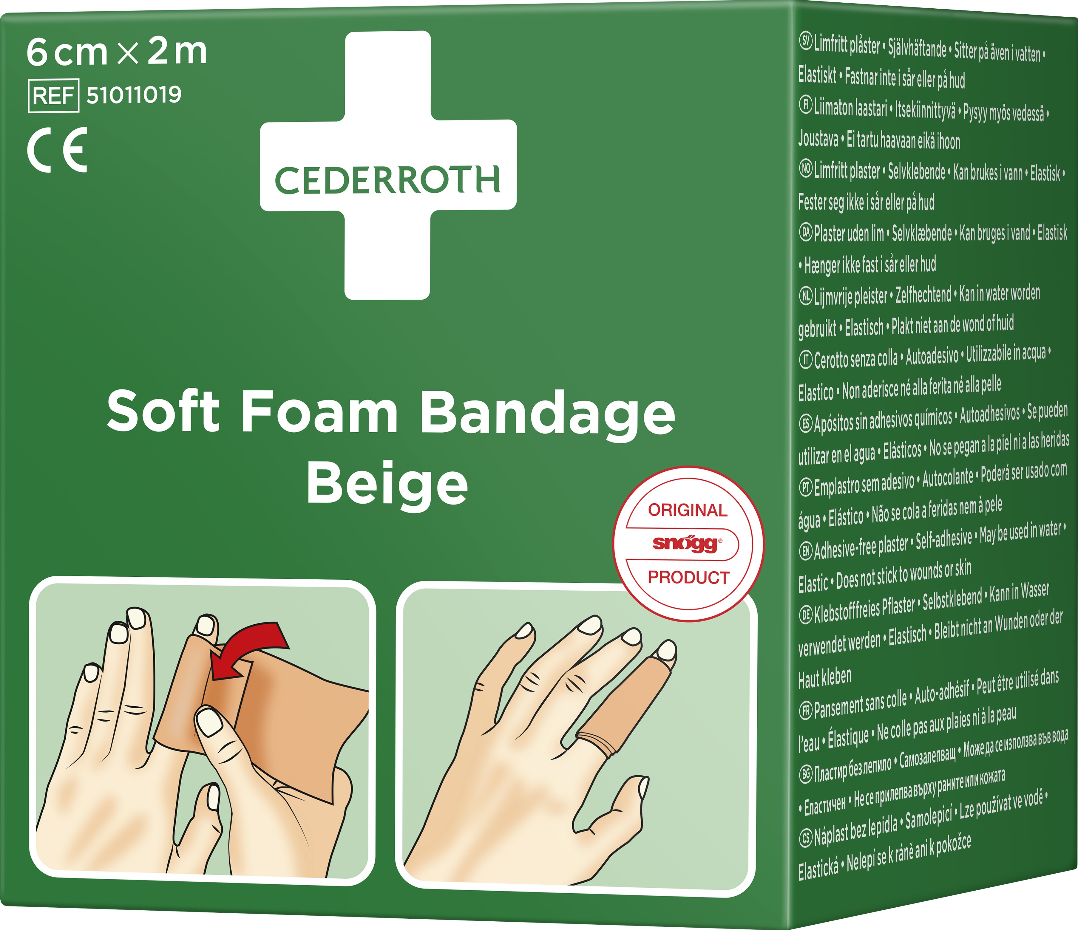 Soft foam bandage Cederroth 51011019